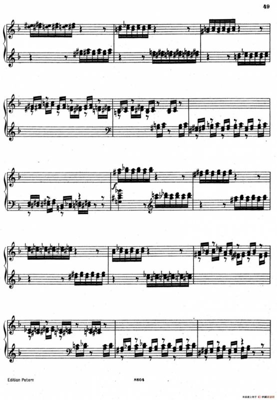 Six Etudes Op.23（6首练习曲·Ⅴ）