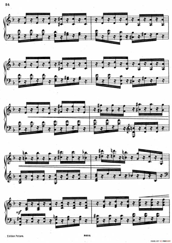 Six Etudes Op.23（6首练习曲·Ⅴ）
