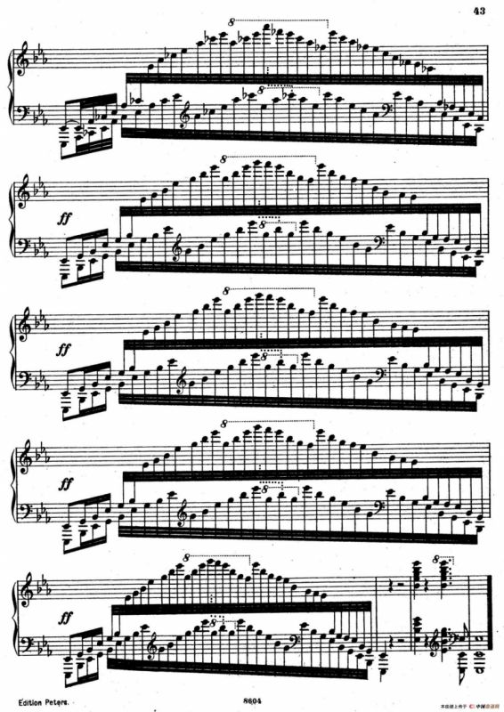 Six Etudes Op.23（6首练习曲·Ⅳ）