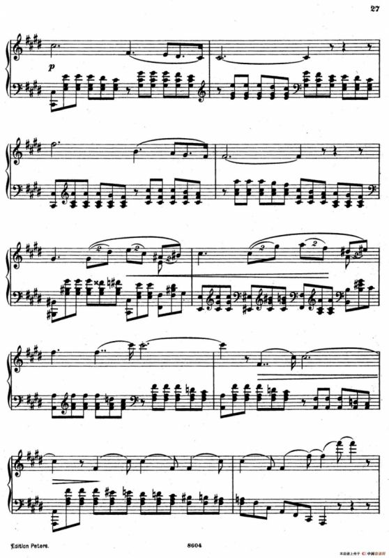 Six Etudes Op.23（6首练习曲·Ⅲ）