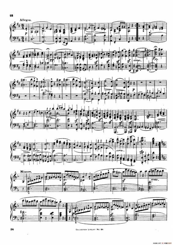 String Quartet No.3 in D Major Op.18-3（D大调第三弦乐四重奏·钢琴独奏版）