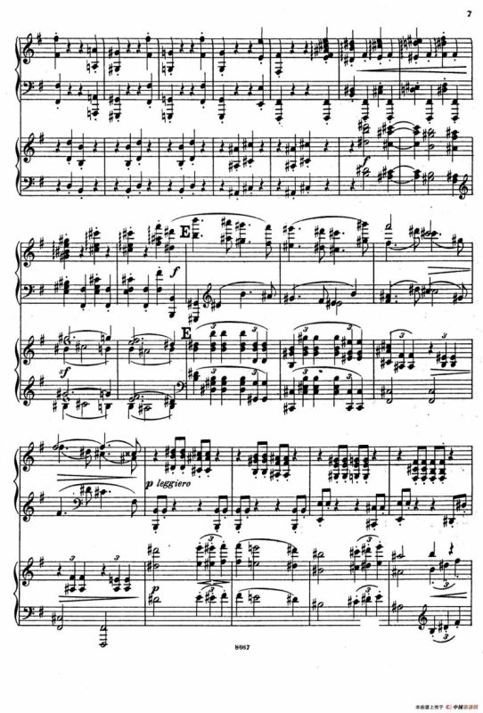 Symphony No.4 in e Minor Op.98（e小调第四交响曲·双钢琴）