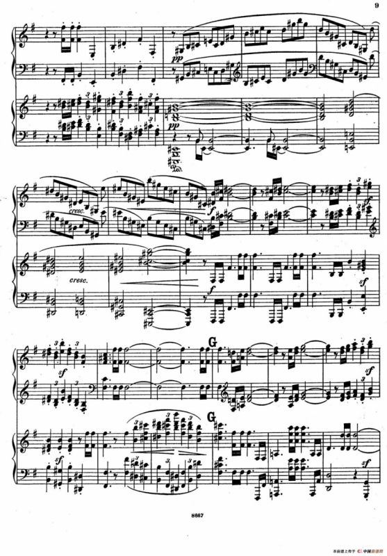 Symphony No.4 in e Minor Op.98（e小调第四交响曲·双钢琴）