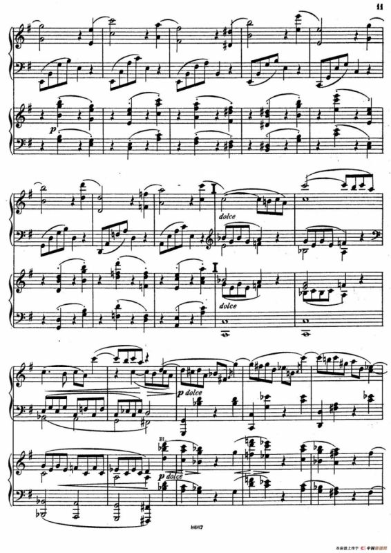 Symphony No.4 in e Minor Op.98（e小调第四交响曲·双钢琴）