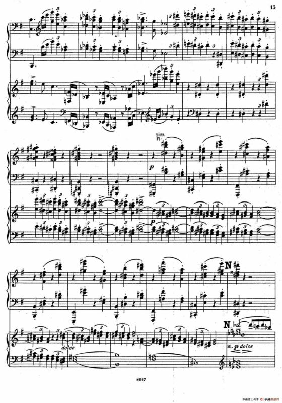 Symphony No.4 in e Minor Op.98（e小调第四交响曲·双钢琴）