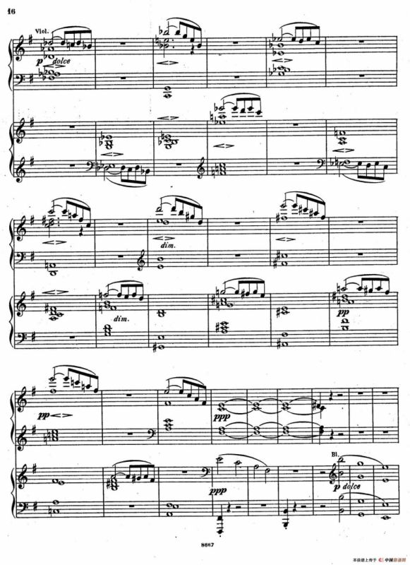 Symphony No.4 in e Minor Op.98（e小调第四交响曲·双钢琴）