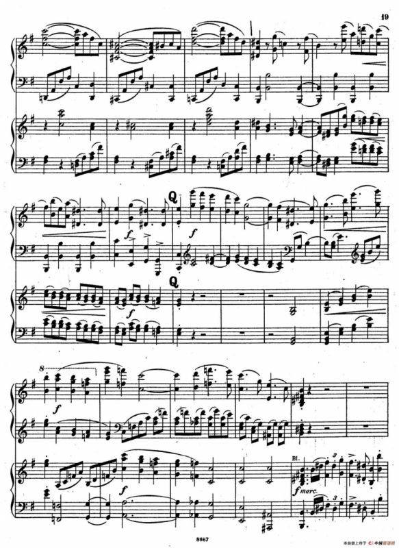 Symphony No.4 in e Minor Op.98（e小调第四交响曲·双钢琴）