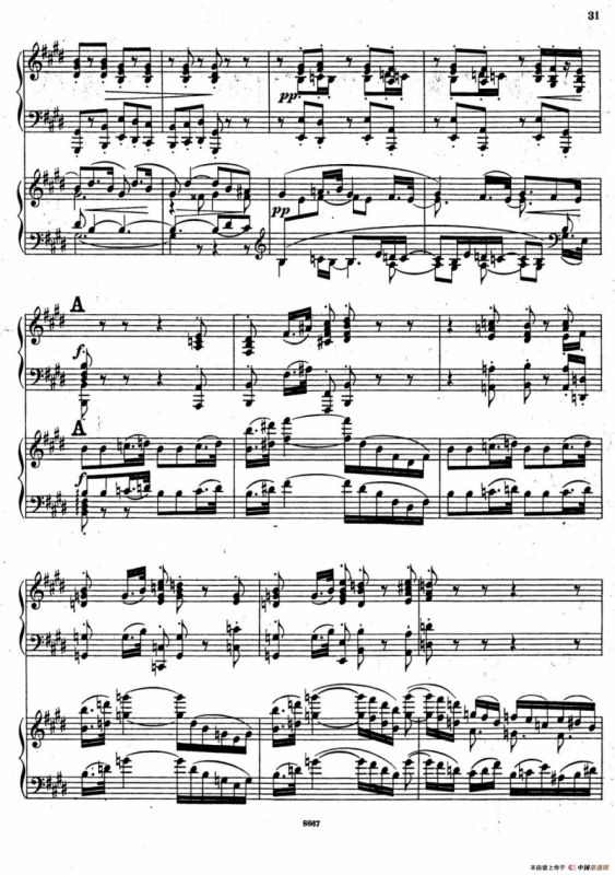 Symphony No.4 in e Minor Op.98（e小调第四交响曲·双钢琴）