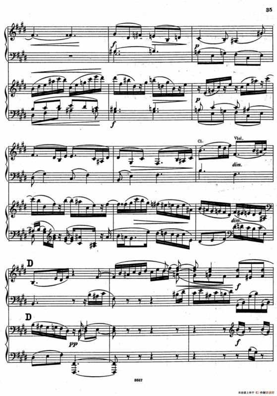 Symphony No.4 in e Minor Op.98（e小调第四交响曲·双钢琴）