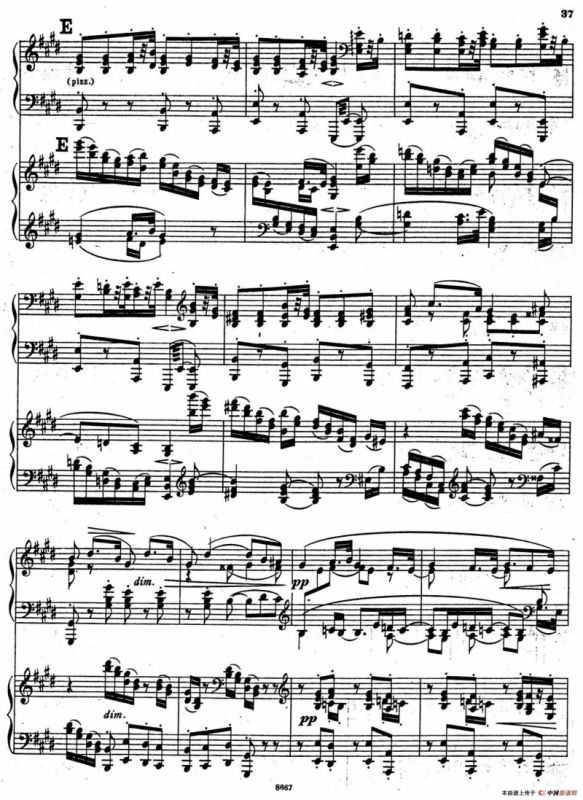 Symphony No.4 in e Minor Op.98（e小调第四交响曲·双钢琴）