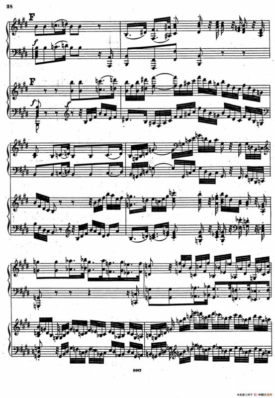 Symphony No.4 in e Minor Op.98（e小调第四交响曲·双钢琴）