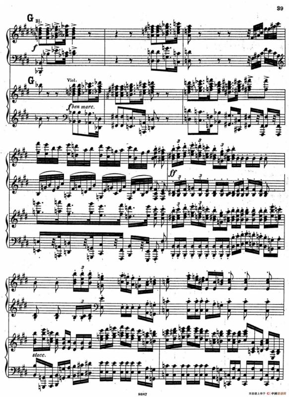 Symphony No.4 in e Minor Op.98（e小调第四交响曲·双钢琴）