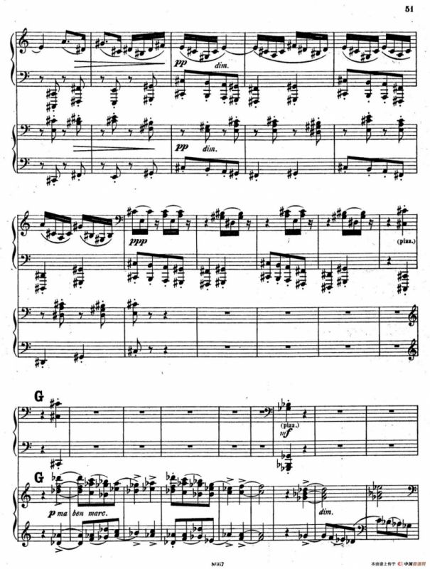 Symphony No.4 in e Minor Op.98（e小调第四交响曲·双钢琴）