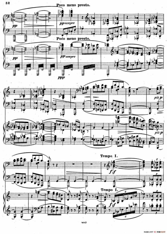 Symphony No.4 in e Minor Op.98（e小调第四交响曲·双钢琴）