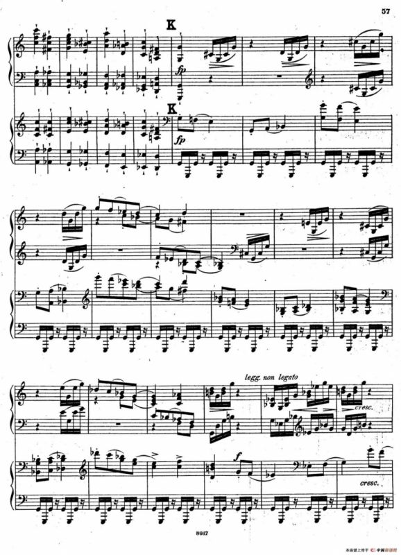 Symphony No.4 in e Minor Op.98（e小调第四交响曲·双钢琴）