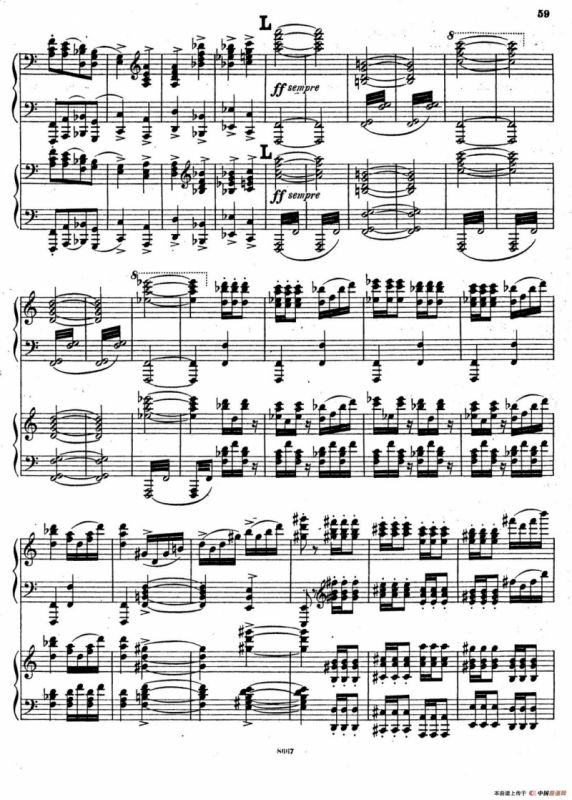 Symphony No.4 in e Minor Op.98（e小调第四交响曲·双钢琴）