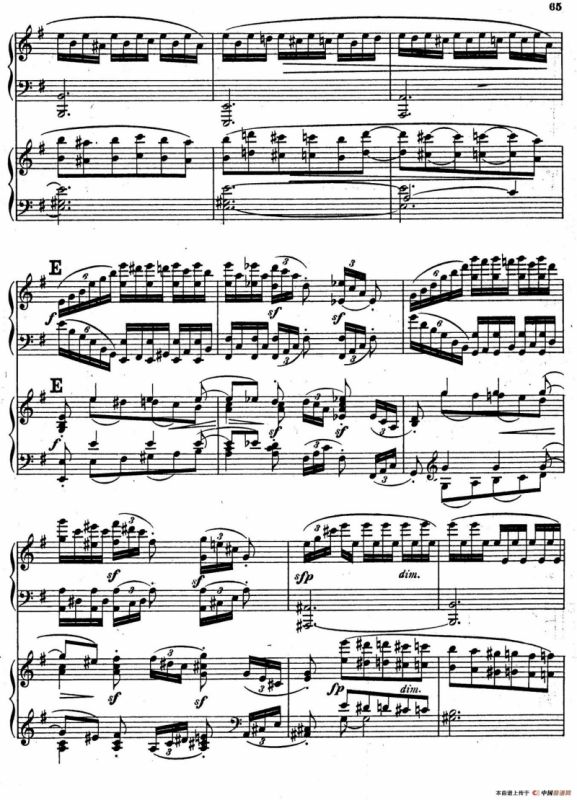 Symphony No.4 in e Minor Op.98（e小调第四交响曲·双钢琴）