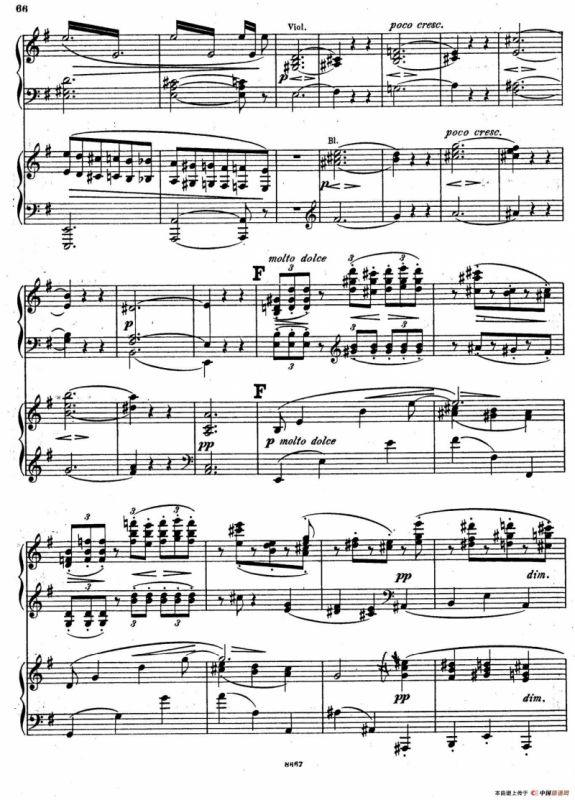 Symphony No.4 in e Minor Op.98（e小调第四交响曲·双钢琴）