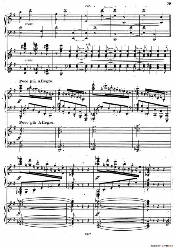 Symphony No.4 in e Minor Op.98（e小调第四交响曲·双钢琴）