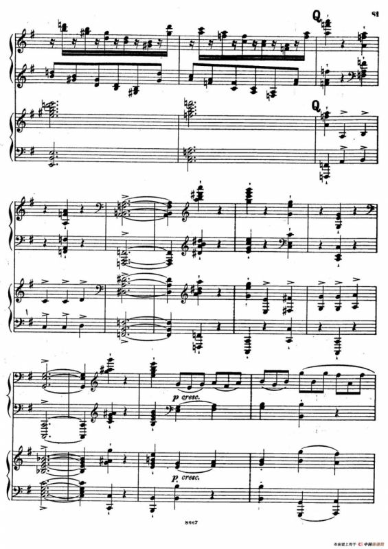 Symphony No.4 in e Minor Op.98（e小调第四交响曲·双钢琴）