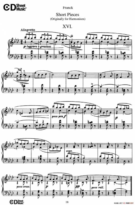 18 Short Pieces（18首小品·XVI）