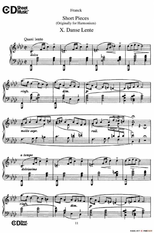 18 Short Pieces（18首小品·Ⅹ）