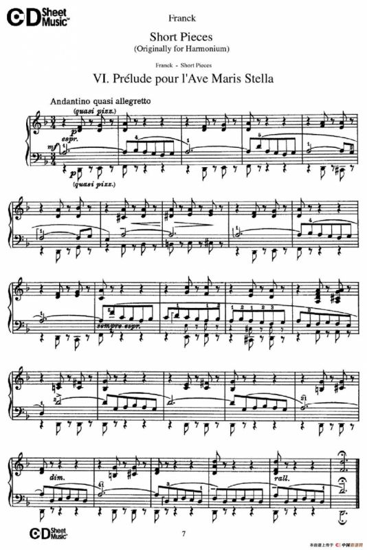 18 Short Pieces（18首小品·Ⅵ）