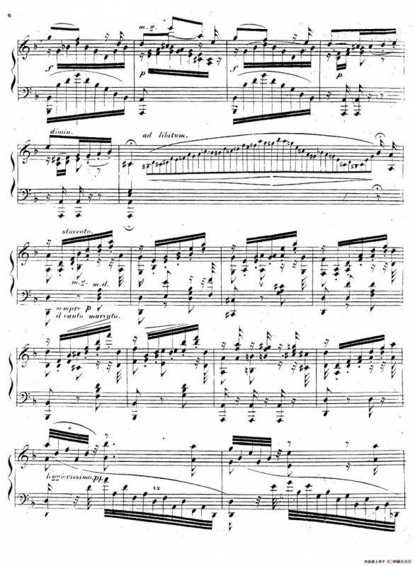 Canzonette Italienne Op.36-5（意大利小歌曲）