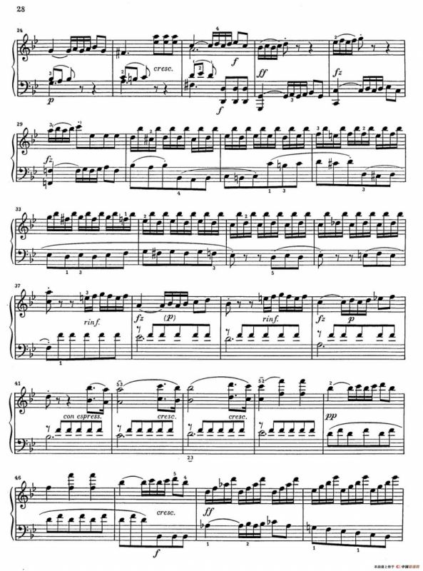 Sonata in g Minor Op.34-2（g小调钢琴奏鸣曲）