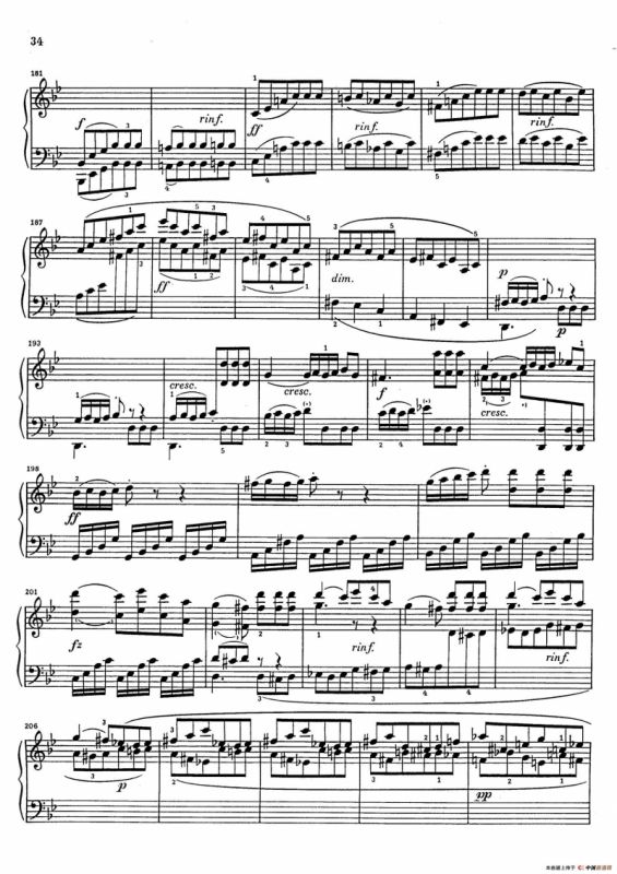 Sonata in g Minor Op.34-2（g小调钢琴奏鸣曲）