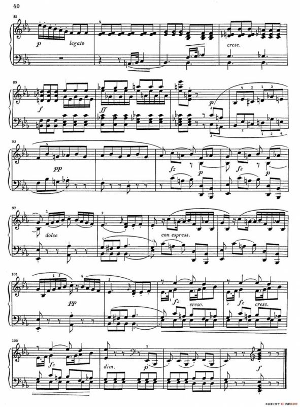 Sonata in g Minor Op.34-2（g小调钢琴奏鸣曲）