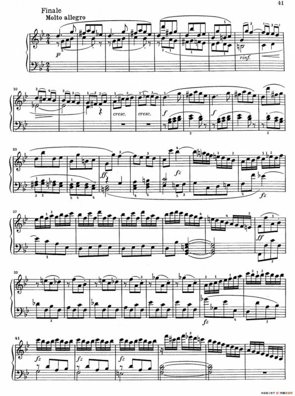 Sonata in g Minor Op.34-2（g小调钢琴奏鸣曲）