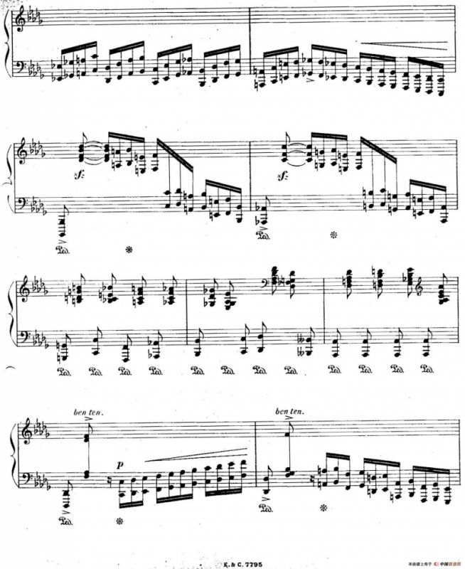 12 Etudes For The Left Hand Op.92 No.12（12首为左手而作的钢琴练习曲）