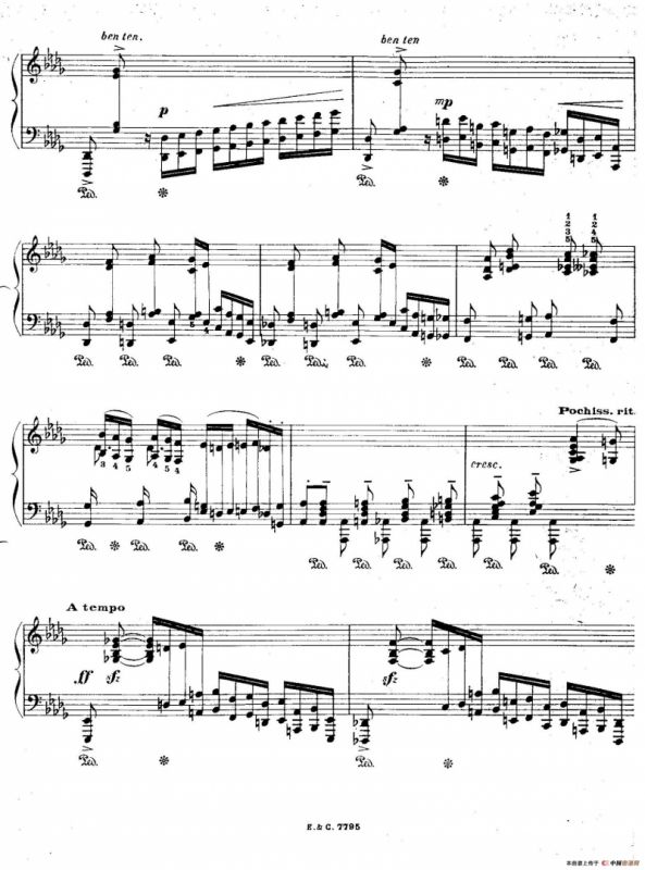 12 Etudes For The Left Hand Op.92 No.12（12首为左手而作的钢琴练习曲）