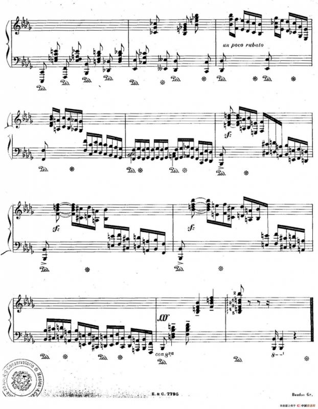 12 Etudes For The Left Hand Op.92 No.12（12首为左手而作的钢琴练习曲）