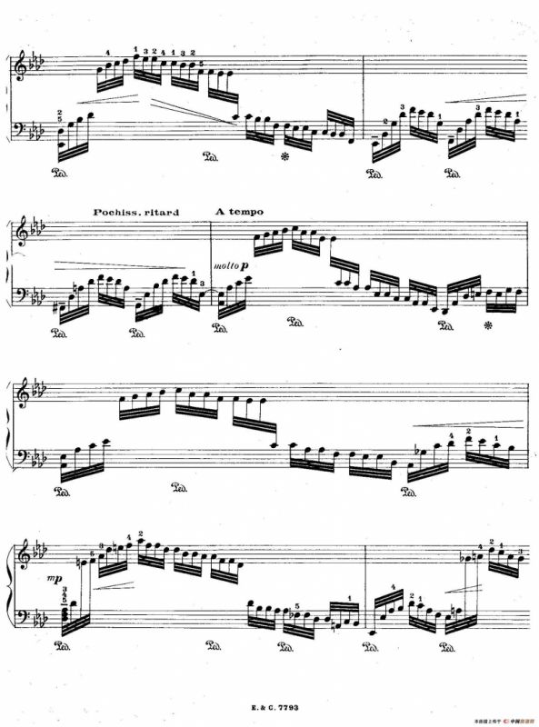 12 Etudes For The Left Hand Op.92 No.10（12首为左手而作的钢琴练习曲）