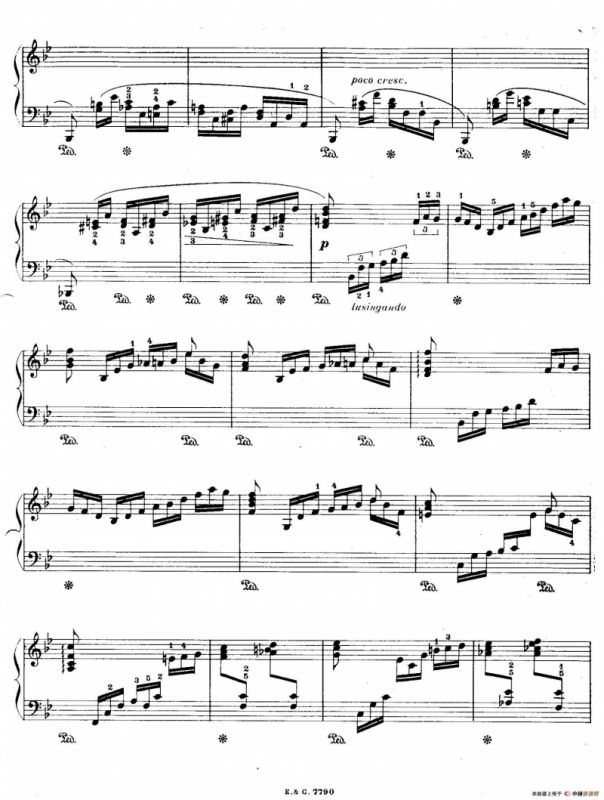 12 Etudes For The Left Hand Op.92 No.7（12首为左手而作的钢琴练习曲）