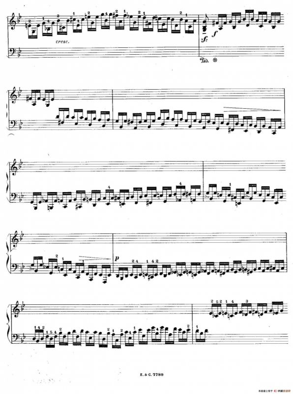 12 Etudes For The Left Hand Op.92 No.6（12首为左手而作的钢琴练习曲）