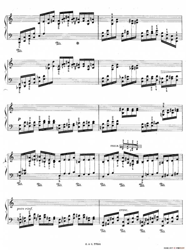 12 Etudes For The Left Hand Op.92 No.3（12首为左手而作的钢琴练习曲）