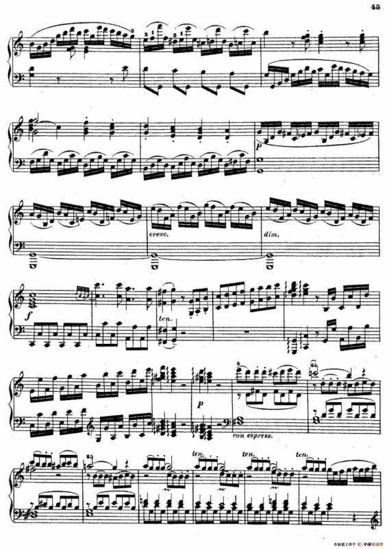 Piano Sonata No.4 in C Major Op.38（C大调第四钢琴奏鸣曲）