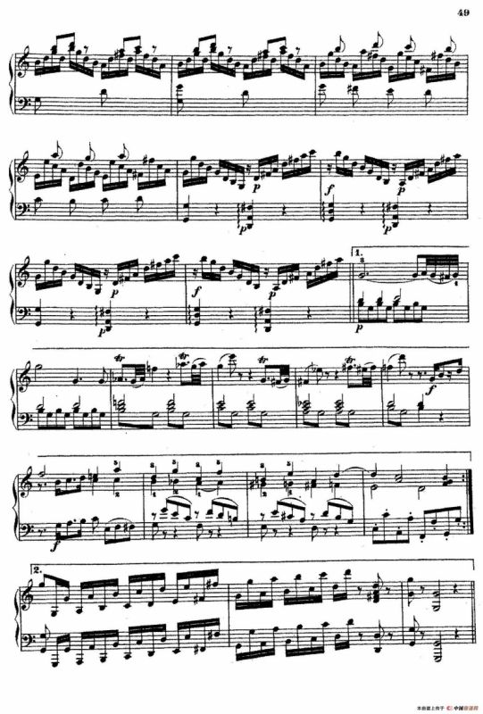 Piano Sonata No.4 in C Major Op.38（C大调第四钢琴奏鸣曲）