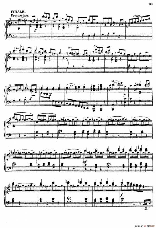 Piano Sonata No.4 in C Major Op.38（C大调第四钢琴奏鸣曲）