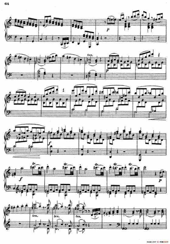 Piano Sonata No.4 in C Major Op.38（C大调第四钢琴奏鸣曲）
