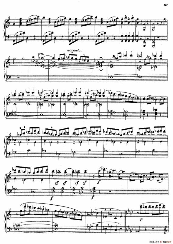 Piano Sonata No.4 in C Major Op.38（C大调第四钢琴奏鸣曲）