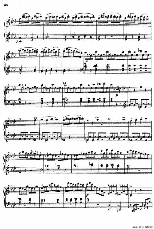 Piano Sonata No.4 in C Major Op.38（C大调第四钢琴奏鸣曲）