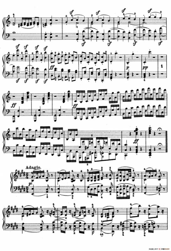 Piano Sonata in C Op.2 No.3（C大调第三钢琴奏鸣曲）