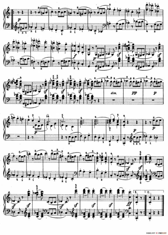 Piano Sonata in C Op.2 No.3（C大调第三钢琴奏鸣曲）