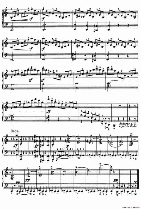 Piano Sonata in C Op.2 No.3（C大调第三钢琴奏鸣曲）