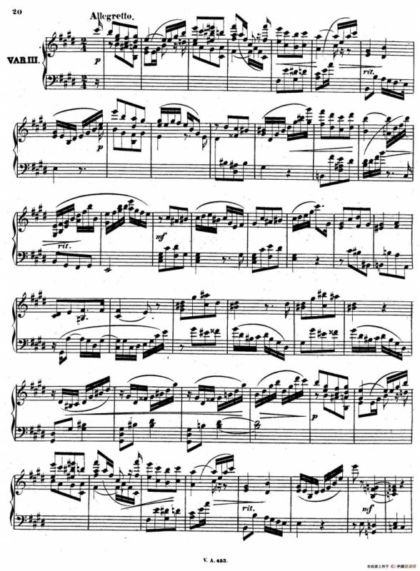 Sonata No.2 in c Minor Op.20（c小调第二钢琴奏鸣曲）