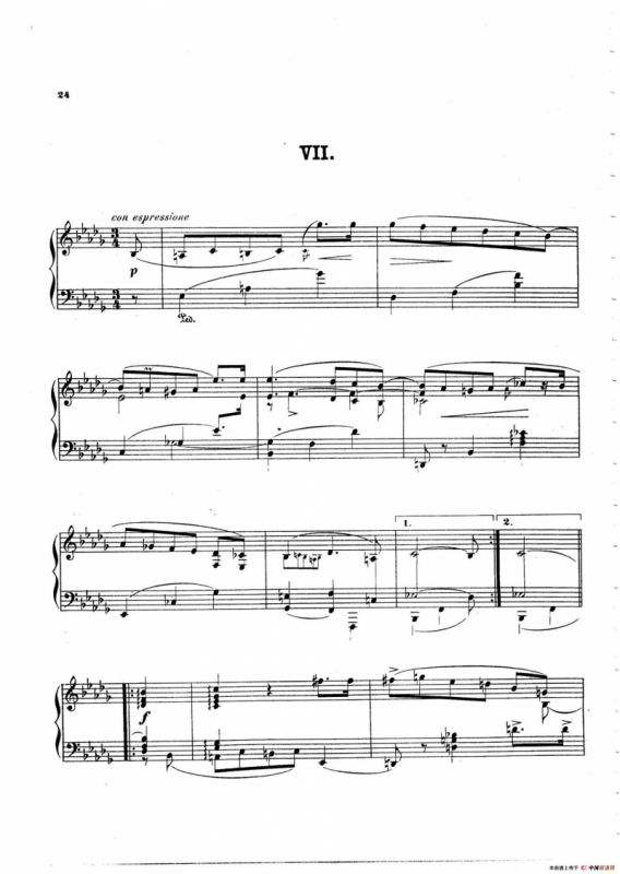 Legenden Op.18（9首传奇·Ⅵ）